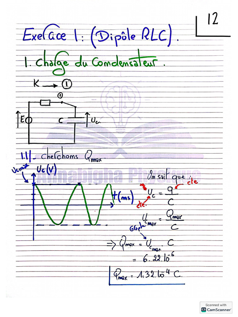 RLC - Correction Complete D'exercice 1 | PDF