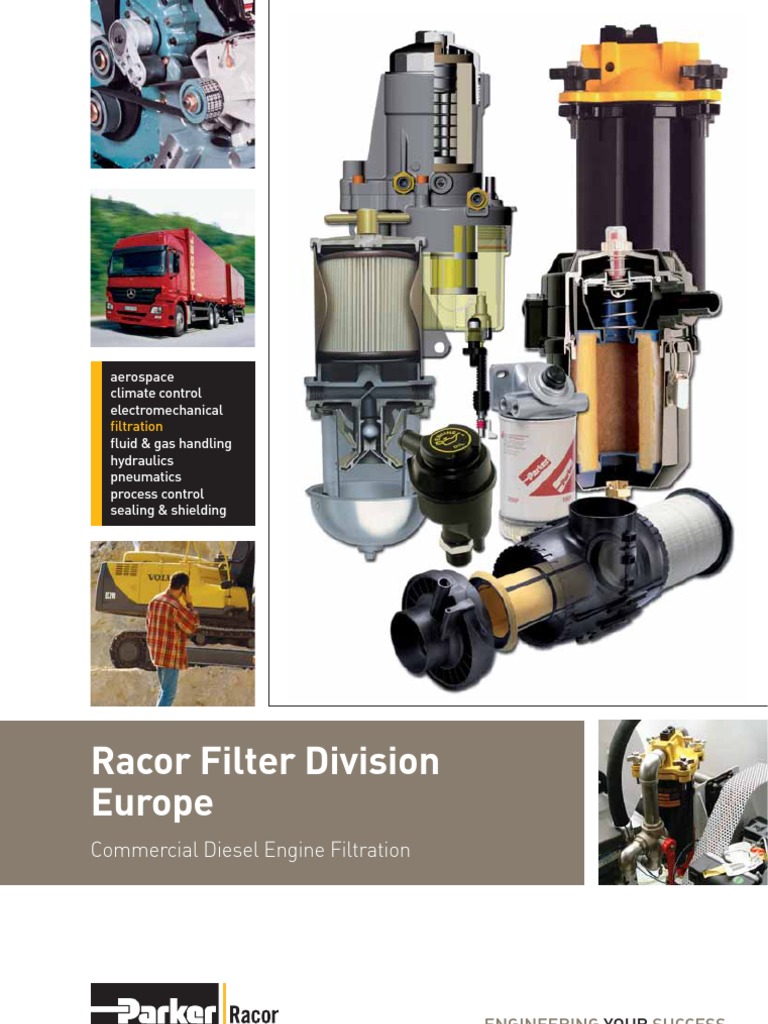 Racor Filter Division Europe: Commercial Diesel Engine Filtration | PDF
