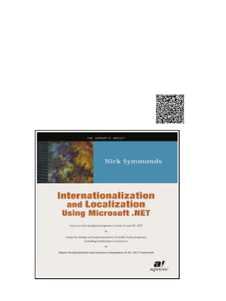 Internationalization and Localization Using Microsoft NET 1st Edition ...