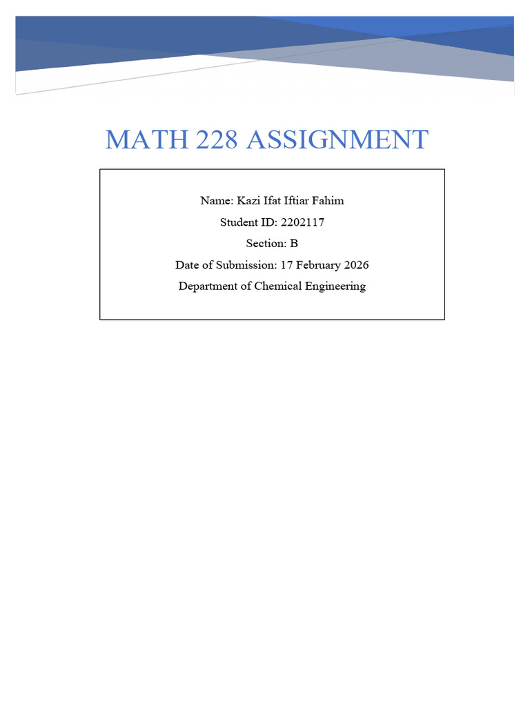 Assignment | PDF
