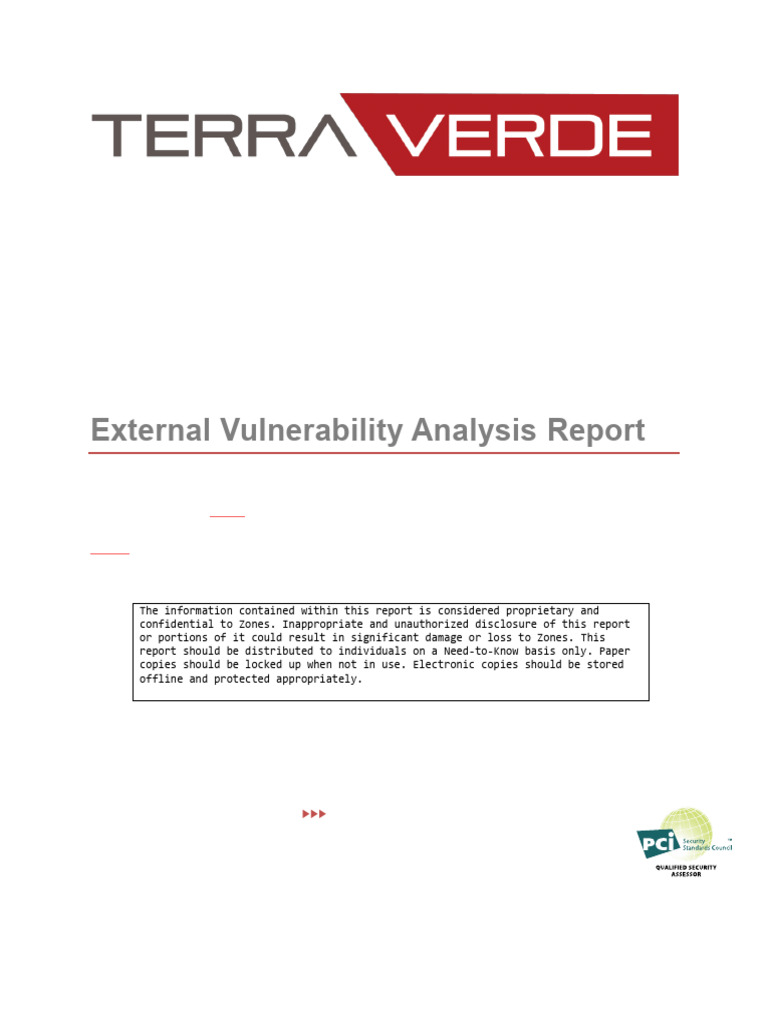 External - Vulnerability Analysis - 08 - Scan - Report | PDF | Security ...