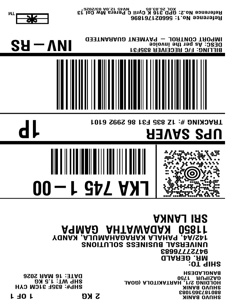 UPS Label Lava | PDF