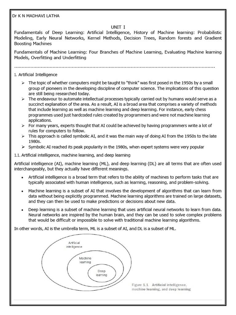 DL | PDF | Machine Learning | Deep Learning