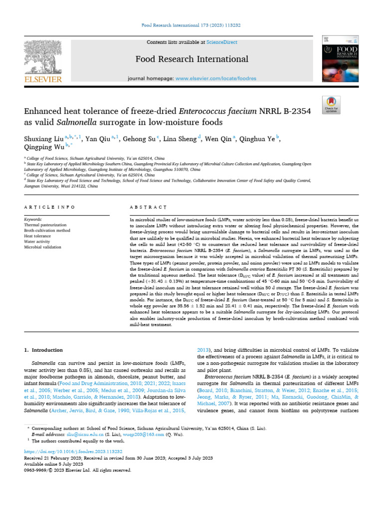 Refer PPR | PDF | Salmonella | Bacteria