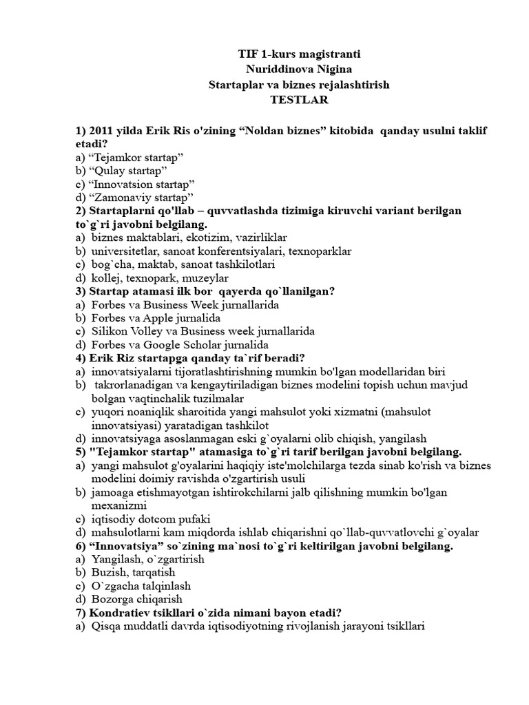 75ta Test | PDF