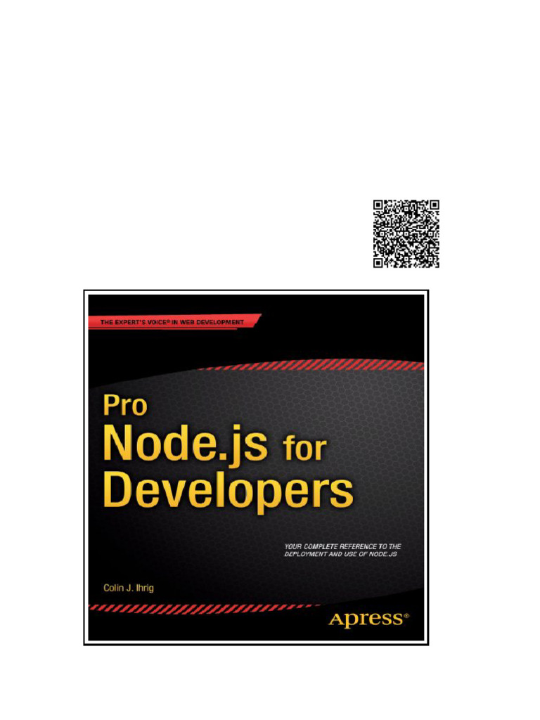 Pro Node Js For Developers 1st Edition Colin Ihrig | PDF | Computer ...