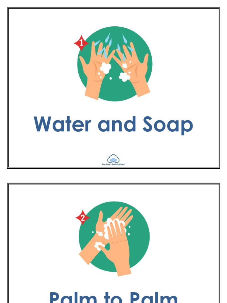 Wash Hands Flashcards | PDF