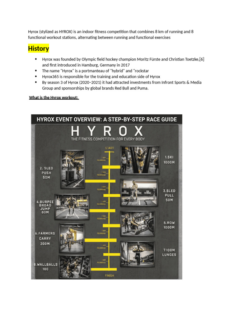 HYROX | PDF