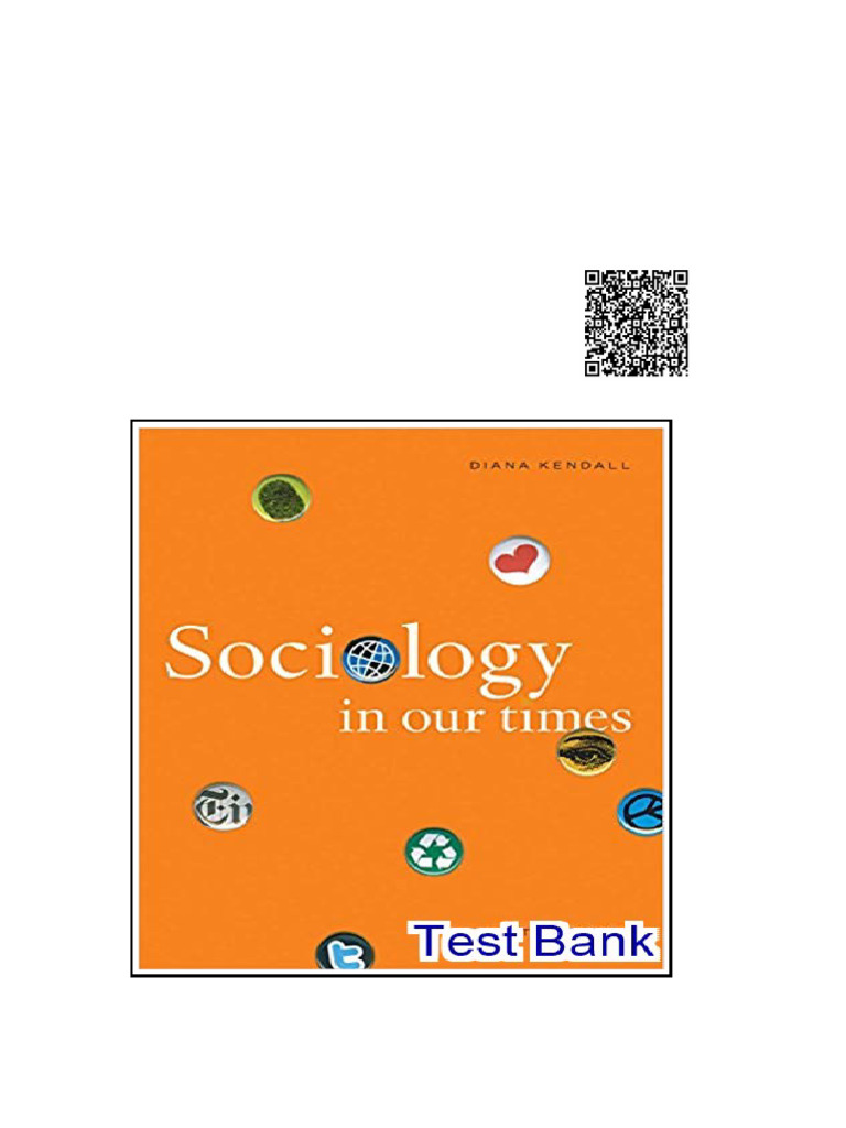 Sociology in Our Times 9th Edition Diana Test Bank | PDF | Cost Of ...
