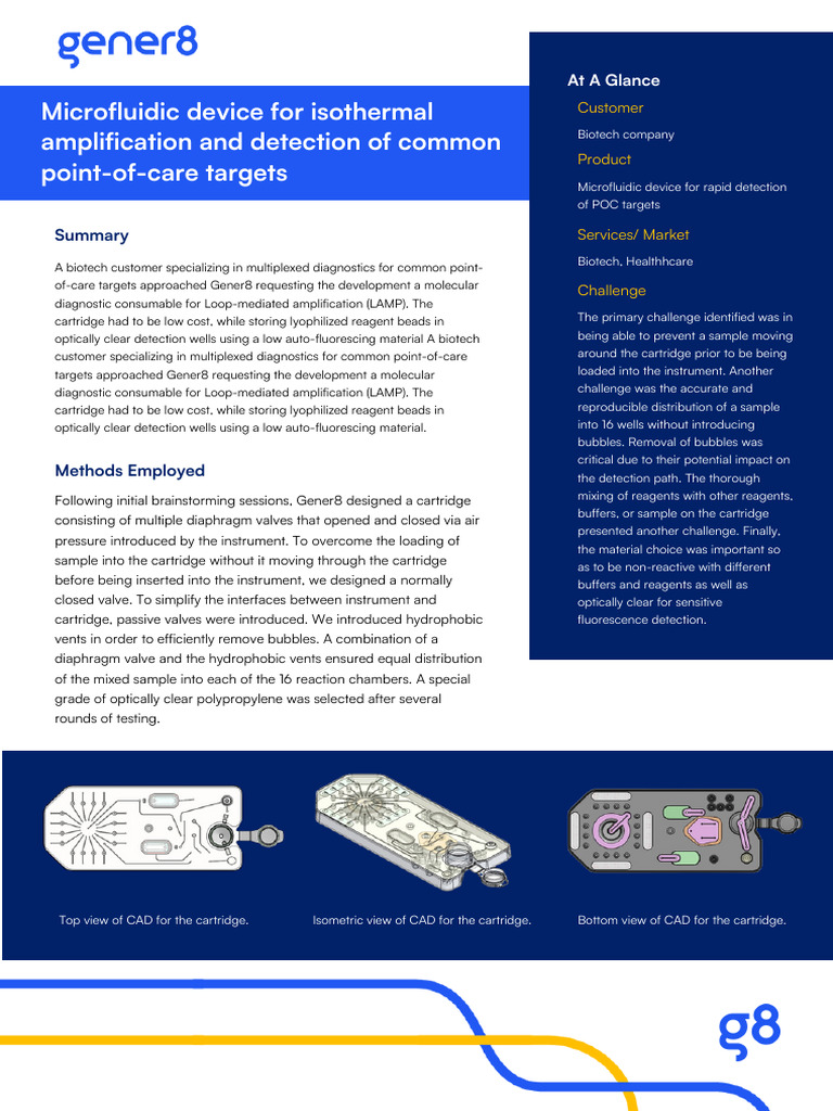 Microfluidic Device For Isothermal Amplification and Detection of ...