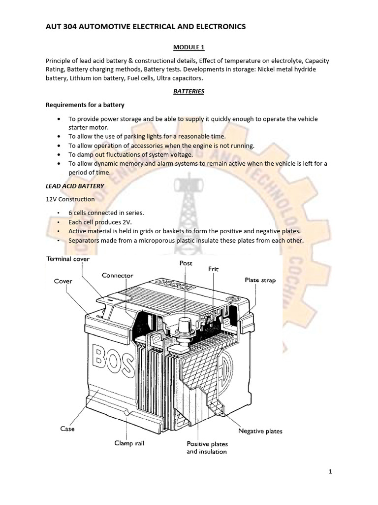 Aee Notes - Module 1 | PDF | Fuel Cell | Electrode