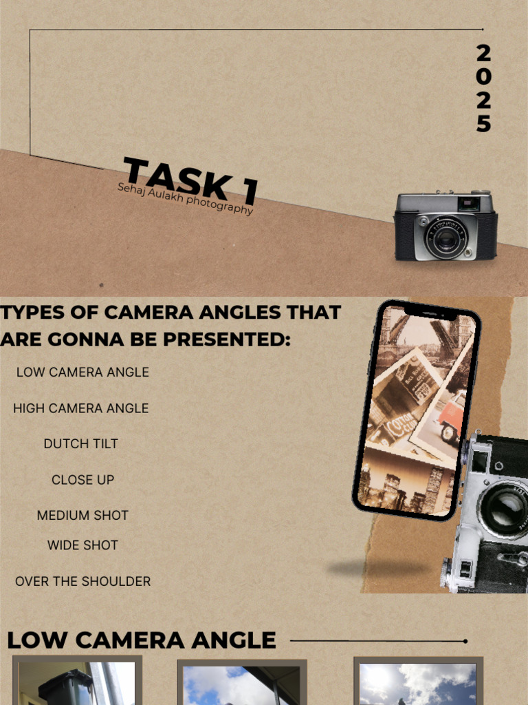 Photography Task 1 | PDF