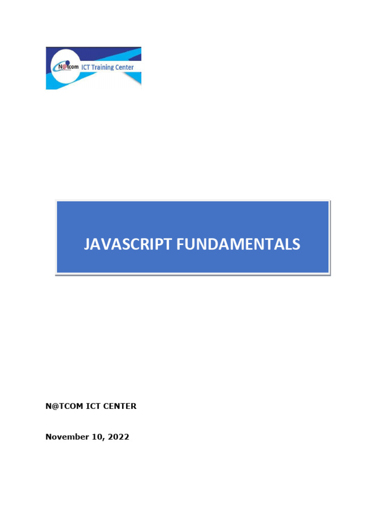 TVET Javascript Training Material | PDF | Document Object Model | Java ...