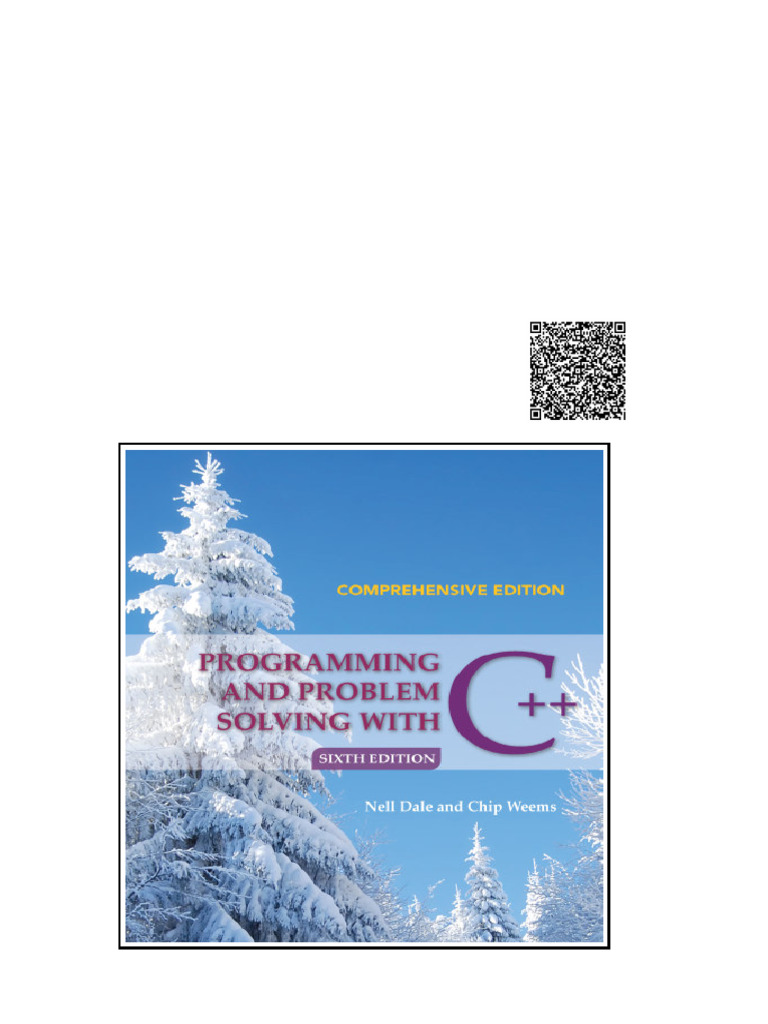 Programming and Problem Solving With C Comprehensive Edition 6th Nell ...