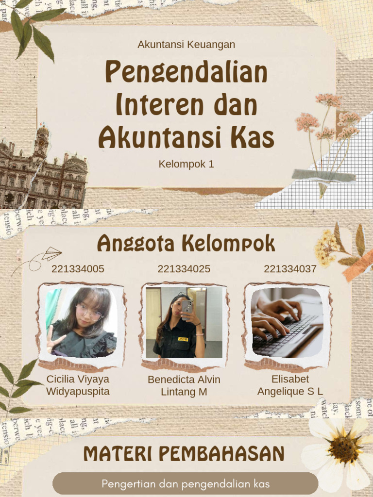 Akuntansi Keuangan Kelompok 1 Tentang Pengendalian Interen Dan ...