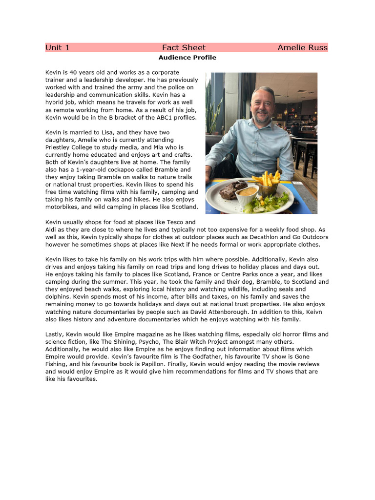 Audience Profile | PDF