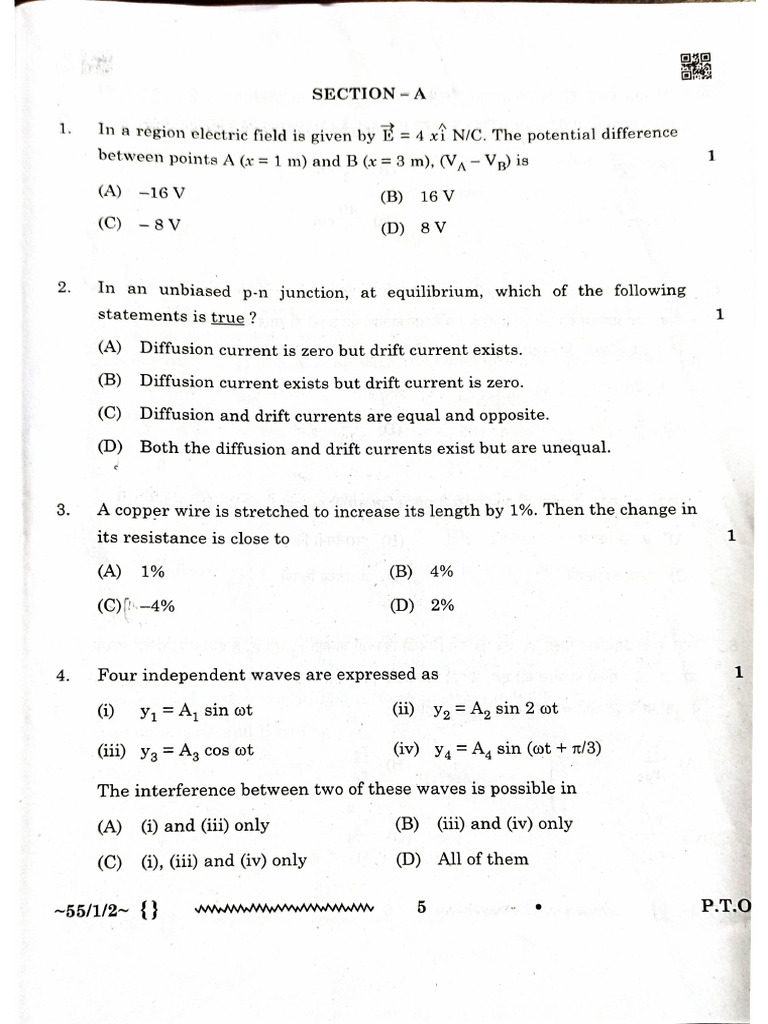 Physics Paper | PDF