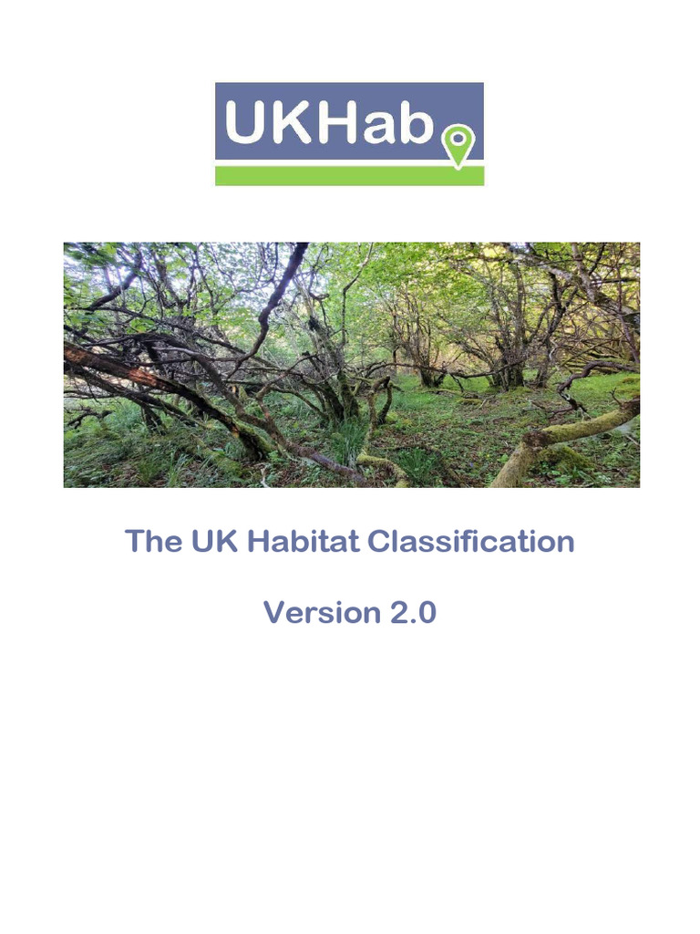 UKHab v2.01 July 2023 Final 2 1 | PDF | Habitat | Wetland