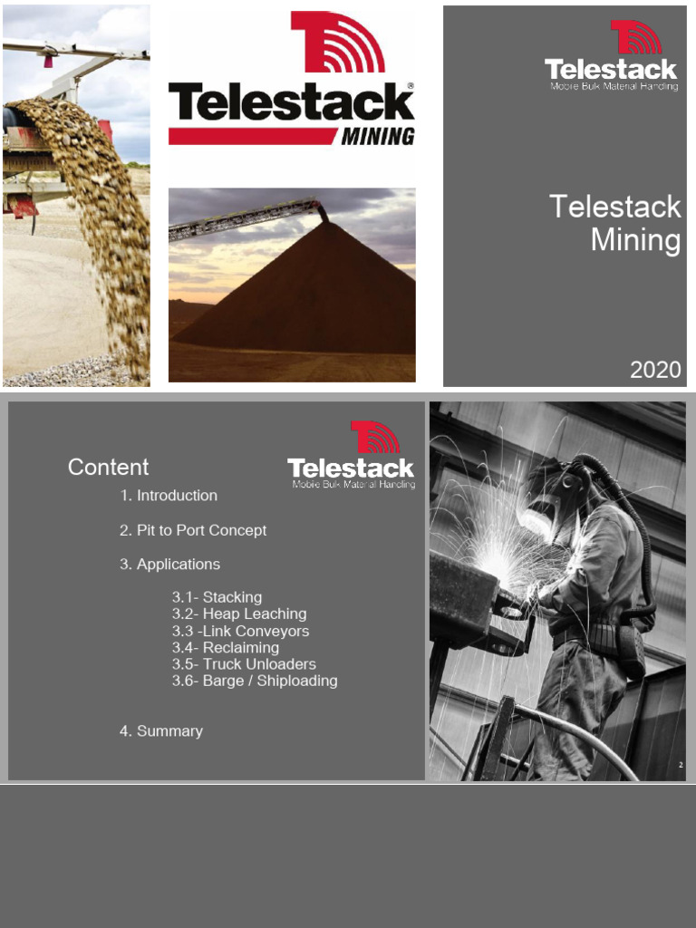 Telestack Mining Presentation | PDF | Mining | Ore
