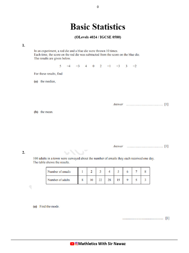 Basic Statistics | PDF