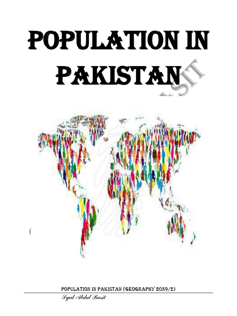 Population in Pakistan | PDF | Unemployment | Family Planning