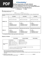 PAN Contact Details Updation Form | PDF