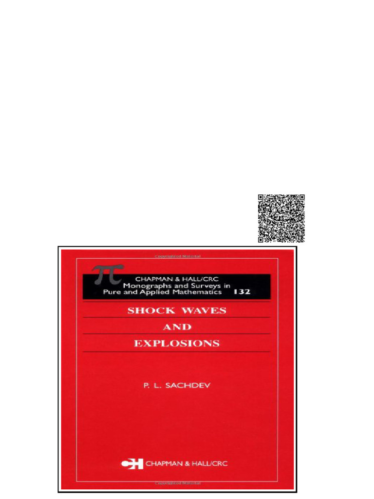 Shock Waves Explosions Chapman and Hall CRC Monographs and Surveys in ...