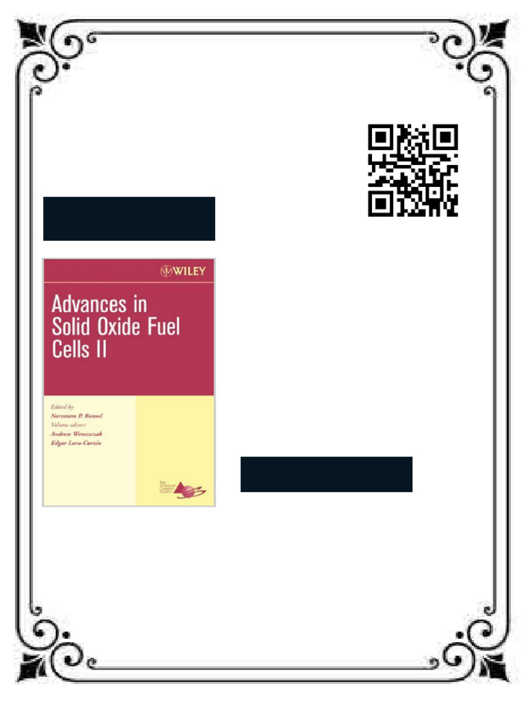 Advances in Solid Oxide Fuel Cells II Ceramic Engineering and Science ...
