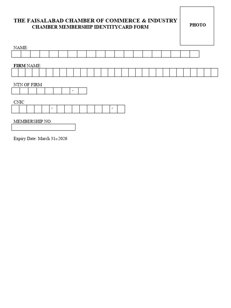 3 Membership Card Form | PDF