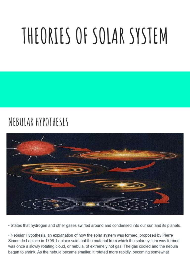 Theories of Solar System | PDF | Solar System | Planets