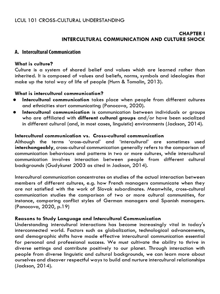 1 Intercultural Communication | PDF | Cross Cultural Communication ...