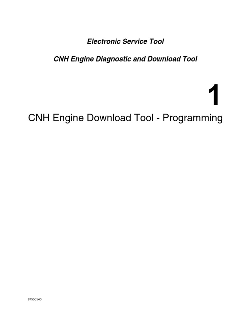 CNH Easy Engine Download Tool | PDF
