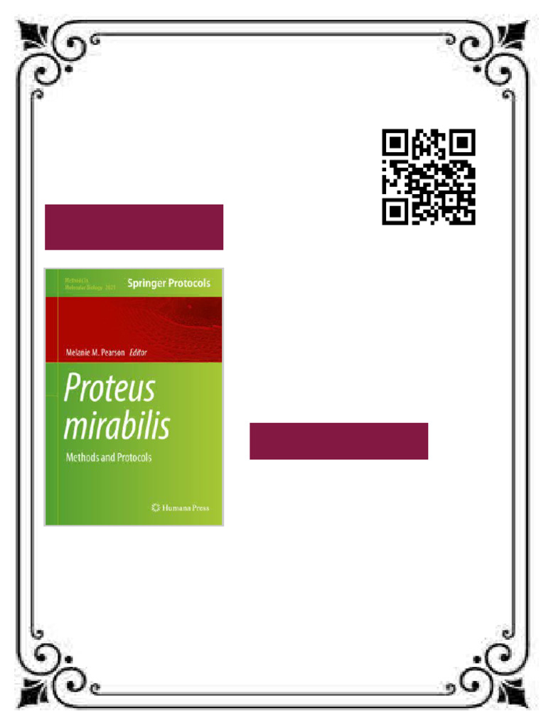 Proteus Mirabilis: Methods and Protocols Melanie M. Pearson Ebook ...