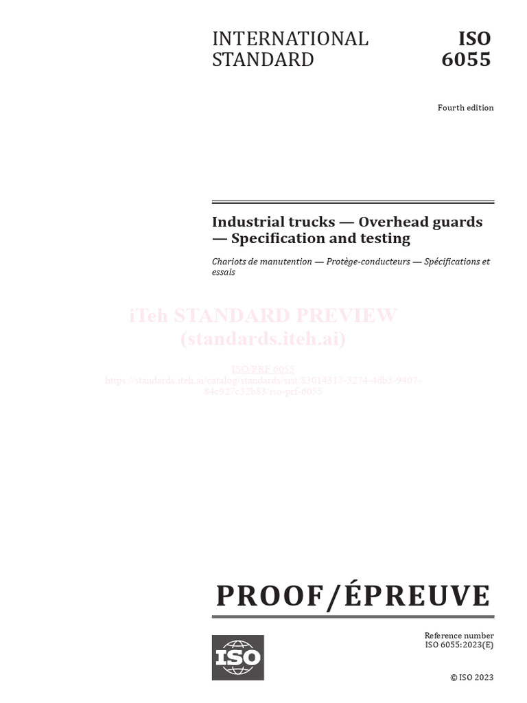 Iso PRF 6055 | PDF | International Organization For Standardization ...