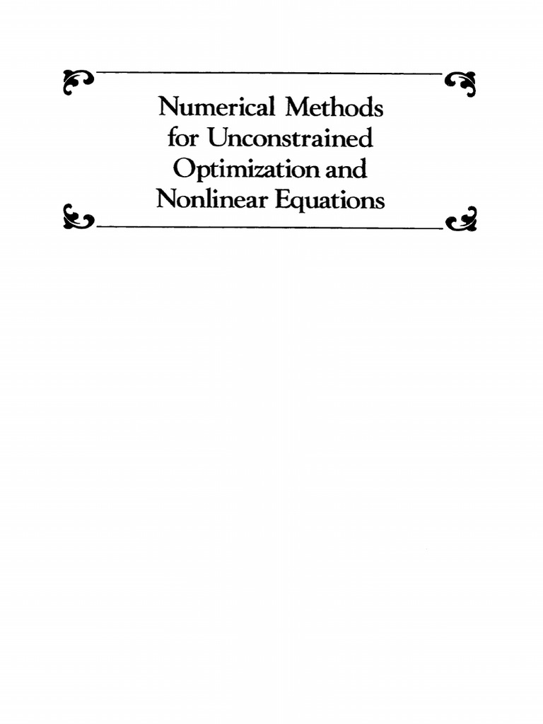 19 Numerical Methods | PDF | Mathematical Optimization | Least Squares