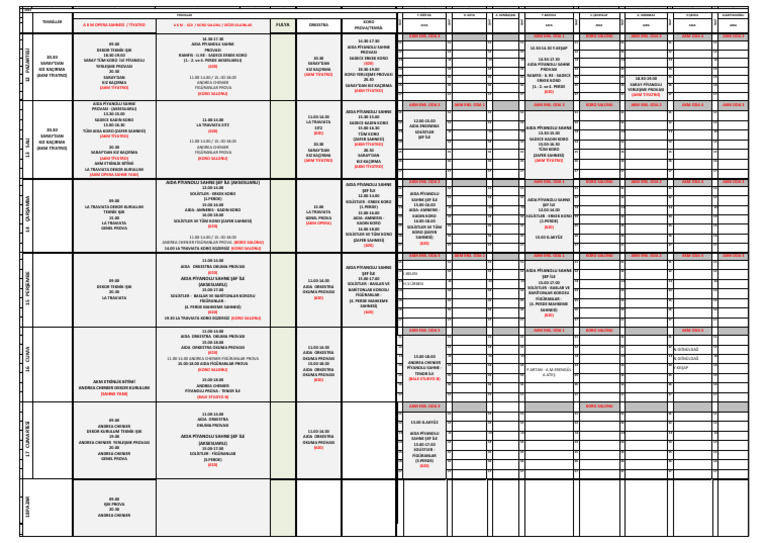 12-18 Hazi̇ran 2023 Program | PDF