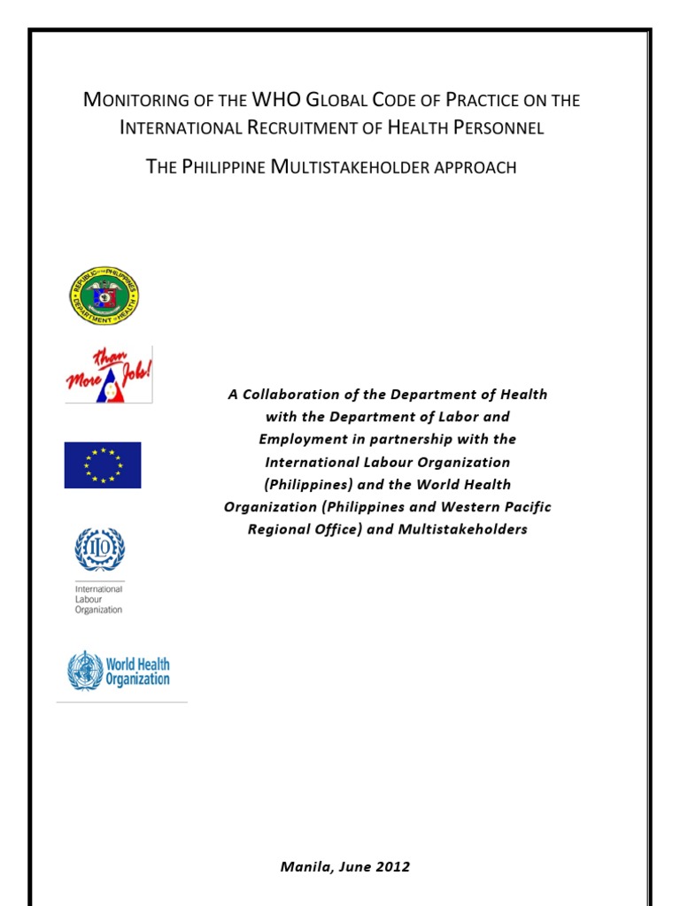 Philippine Multistakeholder Health Recruitment | PDF | International ...