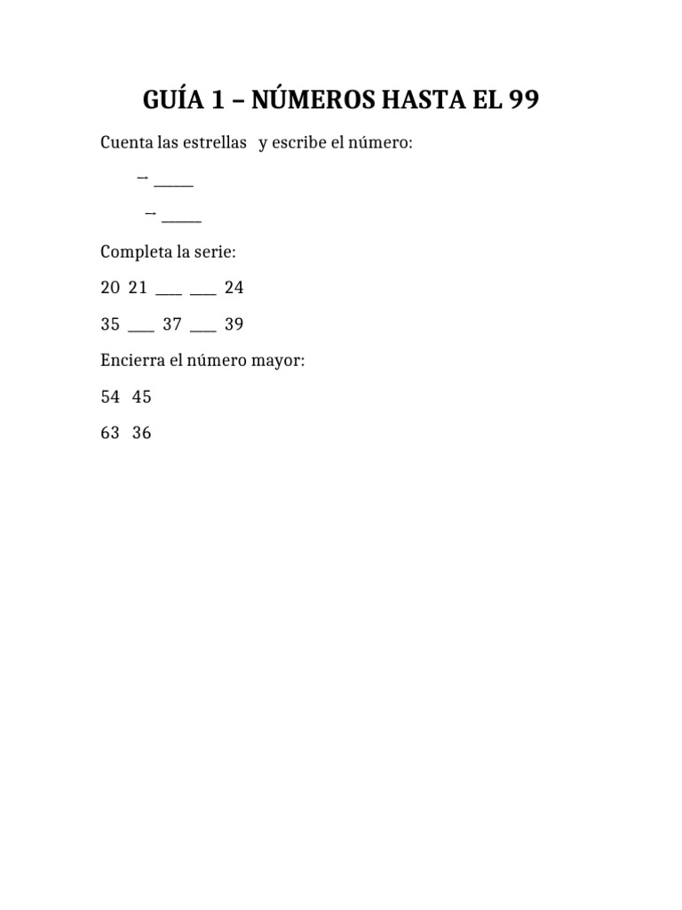 Guias Matematicas NEE Visual | PDF