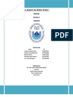 "A Report On Bottle Water": MKT202 Section-1 TEAM:03