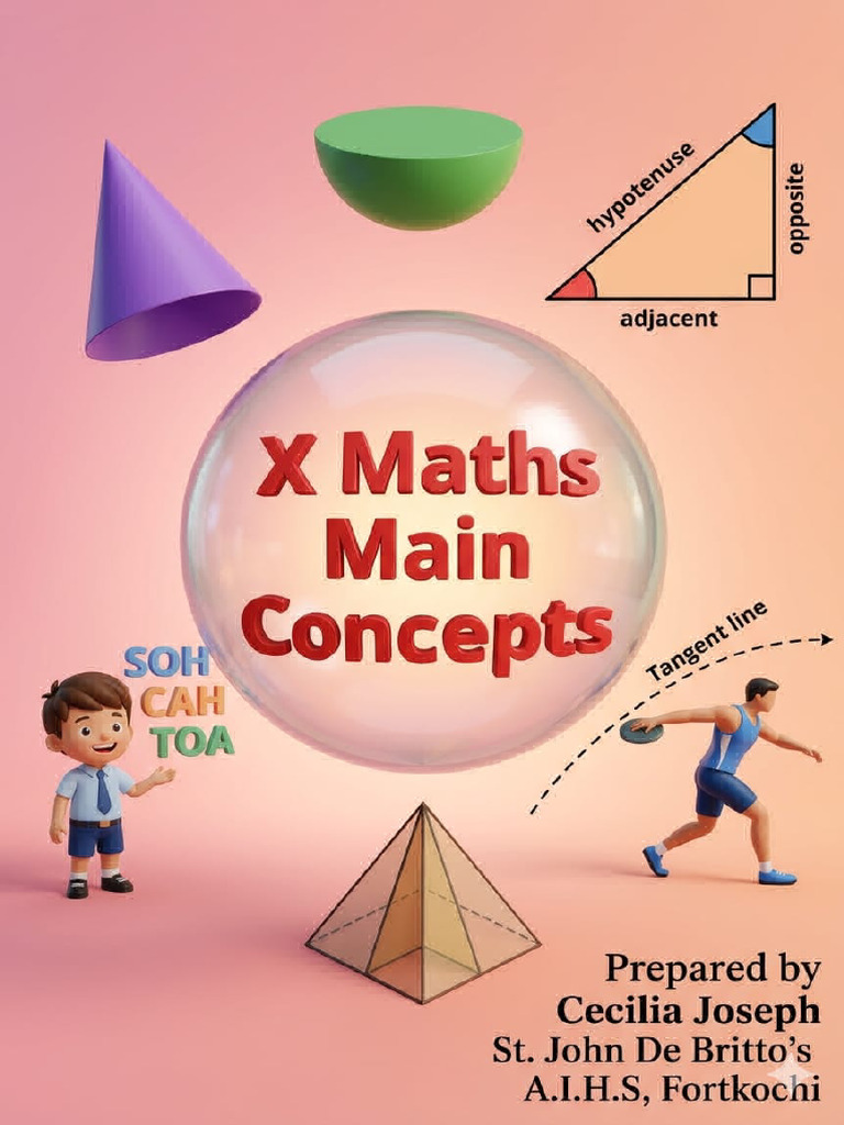 X-Maths (Main Concepts) New Syllabus | PDF