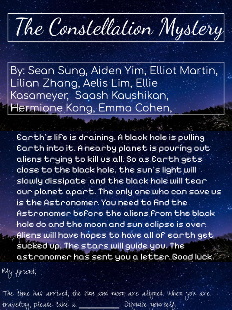 The Constellation Mystery | PDF