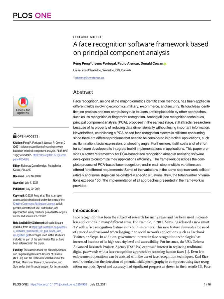Journal Pone 0254965 | PDF | Machine Learning | Eigenvalues And ...