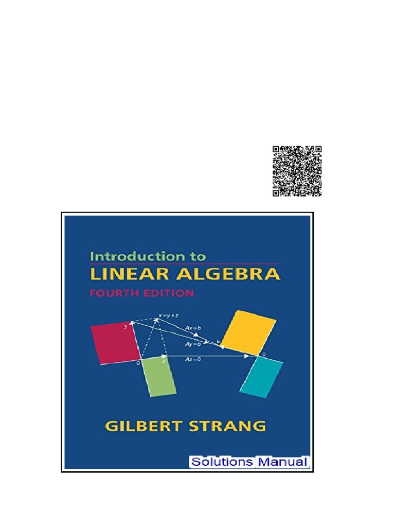 Strang Linear Algebra 4th Edition Solutions