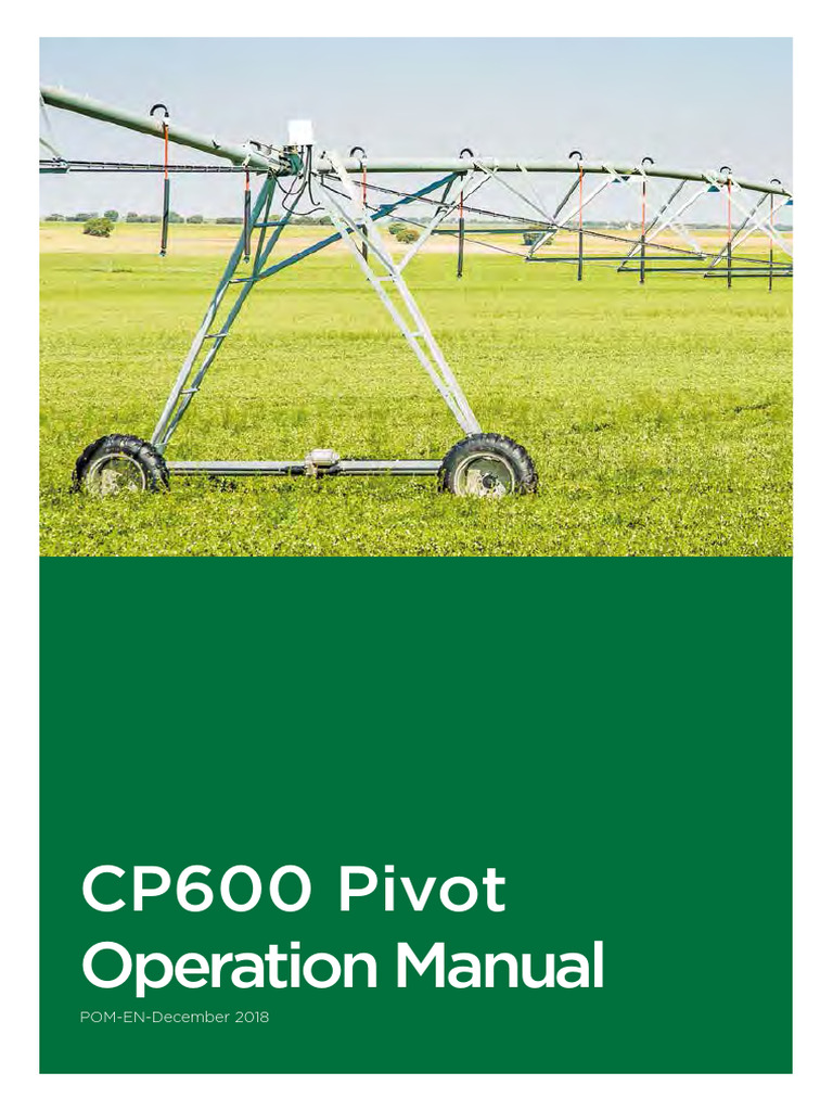 CP600 Pivot Operation Manual en | PDF | Mechanical Engineering