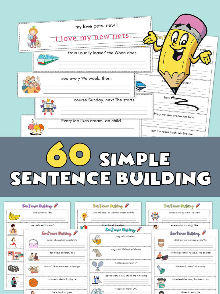 60 Sentence Building | PDF