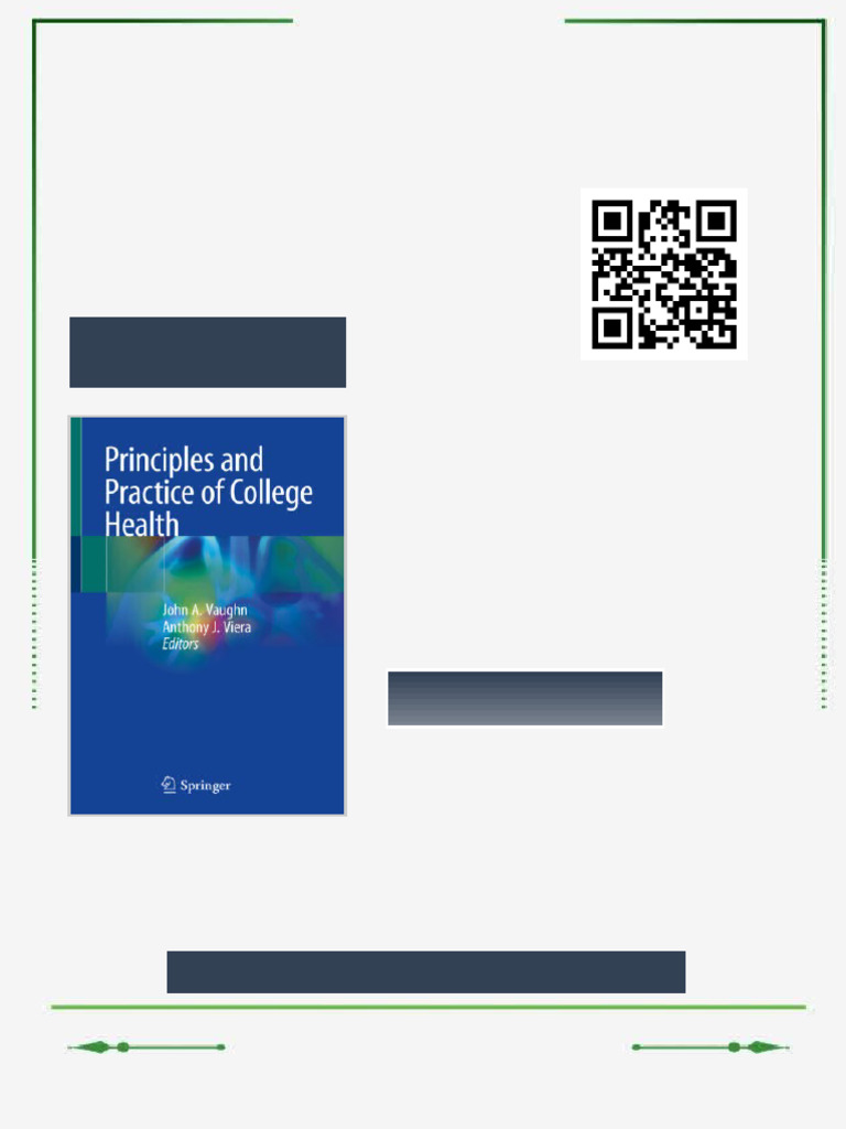 Principles and Practice of College Health John A. Vaughn eBook complete ...