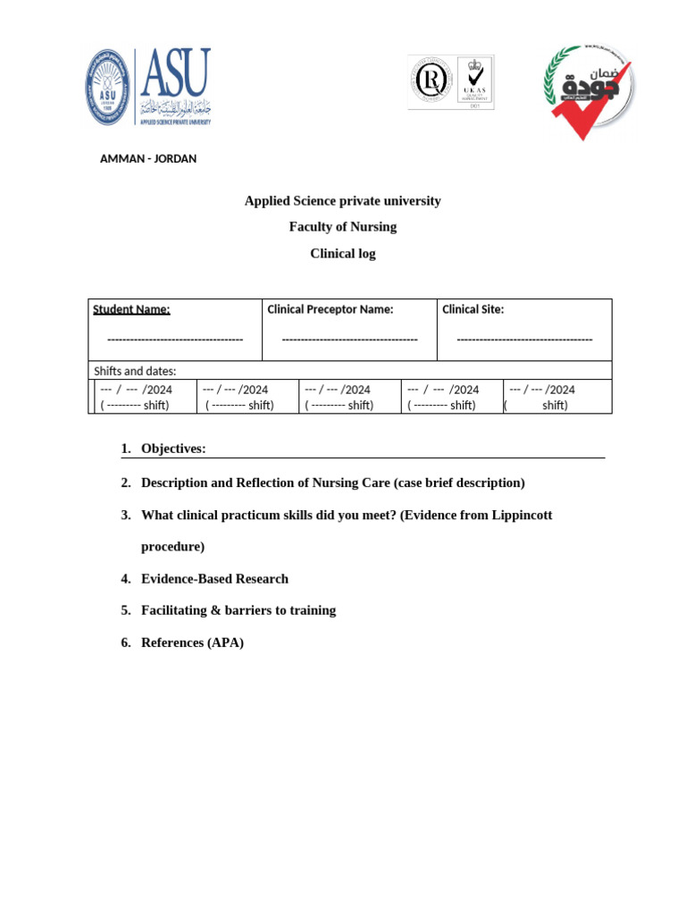 Clinical Log | PDF