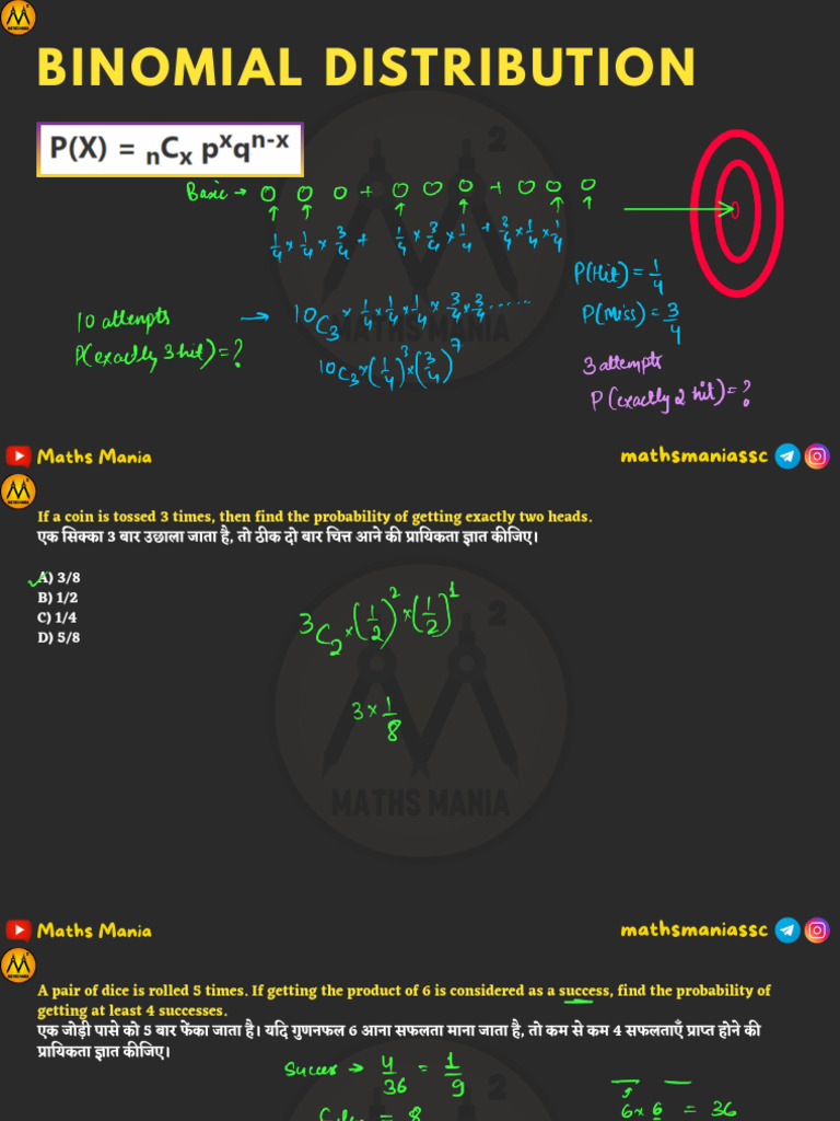 Binomial Distribution | PDF
