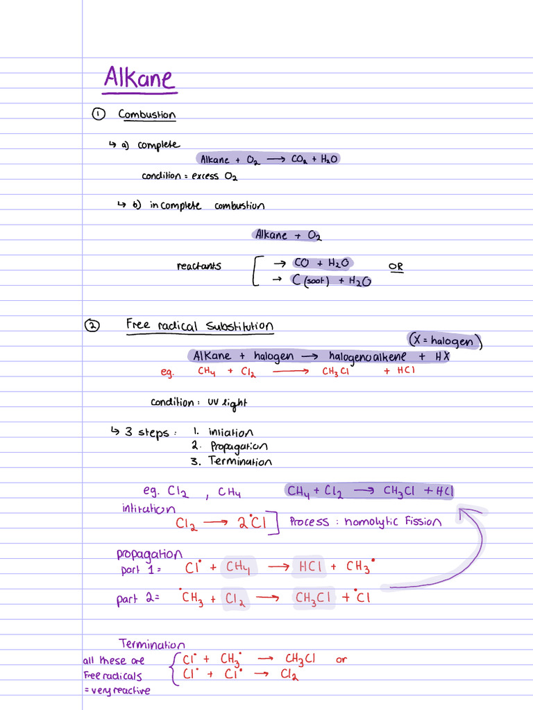 Alkene Reaction N Condition Revsion | PDF