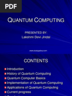 On Quantum Computing